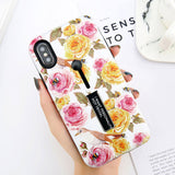 Hide Ring Stand Holder Phone Case