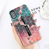 Hide Ring Stand Holder Phone Case