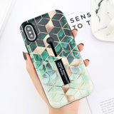 Hide Ring Stand Holder Phone Case