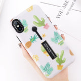 Hide Ring Stand Holder Phone Case