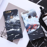 Ocean Volcano Patterned Phone Case