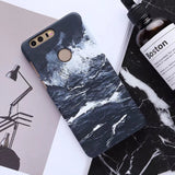 Ocean Volcano Patterned Phone Case