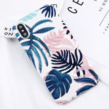 Candy Color Leaf Phone Case
