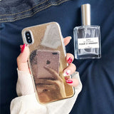 3D Water Drops Laser Rainbow Phone Case