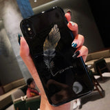 Silicone Feather Phone Case