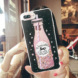 Glitter Bottle Quicksand Dynamic Phone Case