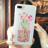 Glitter Bottle Quicksand Dynamic Phone Case