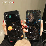 Glossy Space Planet Stars Phone Case