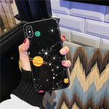 Glossy Space Planet Stars Phone Case