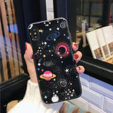 Glossy Space Planet Stars Phone Case