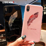 Silicone Feather Phone Case
