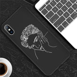 Couples Abstract Lines Phone Case