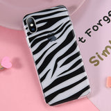 Clear Leopard Pattern Phone Case