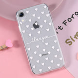 Clear Leopard Pattern Phone Case