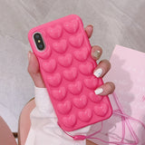 3D Love Heart Phone Case