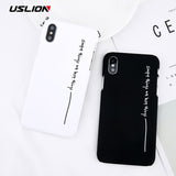 Simple Letter Phone Case