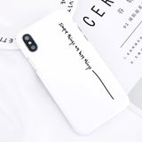 Simple Letter Phone Case