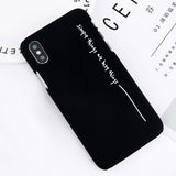 Simple Letter Phone Case