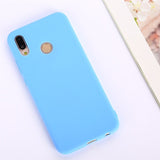 Solid Candy Color Silicone Phone Case