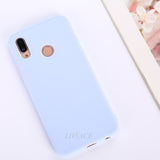 Solid Candy Color Silicone Phone Case