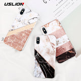 Glitter Powder Marble Phone Case