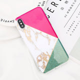 Glitter Powder Marble Phone Case