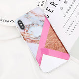 Glitter Powder Marble Phone Case