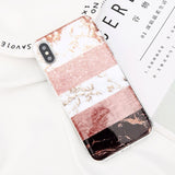 Glitter Powder Marble Phone Case