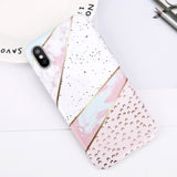 Glitter Powder Marble Phone Case
