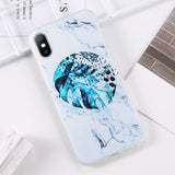 Glitter Powder Marble Phone Case