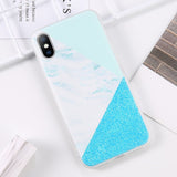Glitter Powder Marble Phone Case