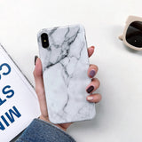 Marble Silicon Phone Case