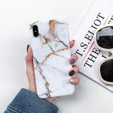 Marble Silicon Phone Case