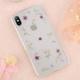 Real Dried Flower Transparent Phone Case