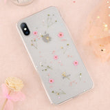 Real Dried Flower Transparent Phone Case