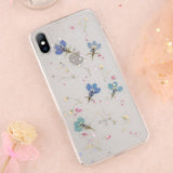 Real Dried Flower Transparent Phone Case