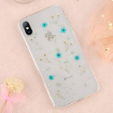 Real Dried Flower Transparent Phone Case