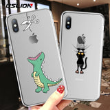 Cartoon Transparent Phone Case