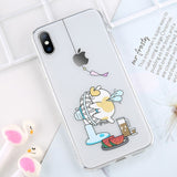 Cartoon Transparent Phone Case