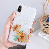 Bling Gold Foil Powder Phone Case