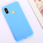 Solid Candy Color Silicone Phone Case