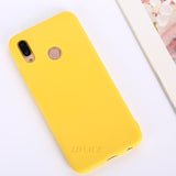 Solid Candy Color Silicone Phone Case