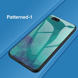 Colorful Tempered Glass Phone Case