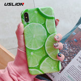 Green Banana Leaf Pattern Phone Case