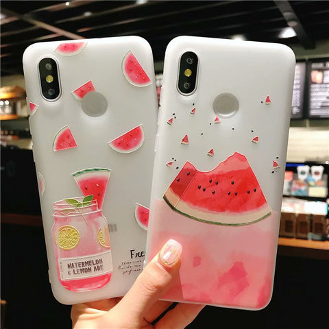 Watermelon Lemon Soft Phone Case