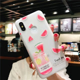 Watermelon Lemon Soft Phone Case