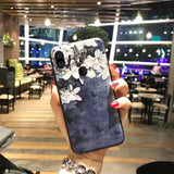 3D Flower Silicone Phone Case