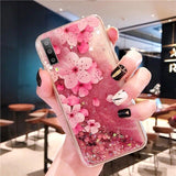 Liquid Flamingo Flower Phone Case
