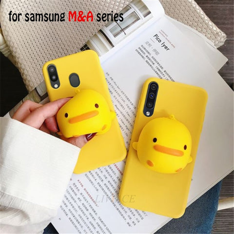 3d Yellow Duck Silicone Phone Case