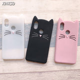 3D Cute Beard Cat Phone Case